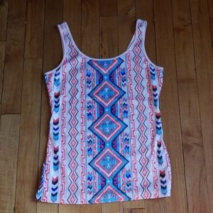 Lily and Lola peach Aztec top